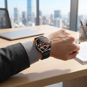 MT109 <span class=keywords><strong>Smartwatch</strong></span> Telefono Android 4G, 1100mAh, Display AMOLED 1,75 Pollici 466*466, IP67 Impermeabile, GPS, Bussola, Fotocamera, Funzioni Sportive, Nero e Argento - Product Image 2