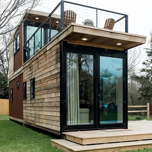 Sang Trọng 20ft 40ft Tùy Chỉnh Bố Trí Đúc Sẵn Bằng Gỗ Modular Container Nhà Văn Phòng Với 2-3 Phòng Ngủ - Product Image 3