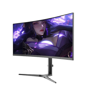 34 inch RGB ánh sáng chơi game/Kinh doanh Màn hình rộng màn hình PC 4K độ phân giải có thể điều chỉnh nâng cơ sở 24 inch Kích thước - Product Image 2