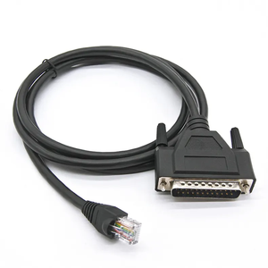 Nhà sản xuất cáp Nam đến Nam để nữ 8P8C RJ45 để DB9 RJ45 để DB25 RS232 nối tiếp giao diện điều khiển cáp mạng <span class=keywords><strong>Cat5</strong></span> cáp <span class=keywords><strong>Ethernet</strong></span> - Product Image 3