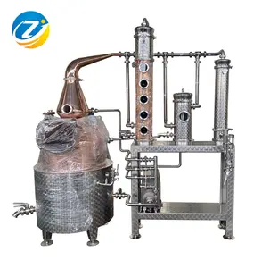 150升热卖ZJ工厂蒸馏器锅蒸馏器蒸馏酒精设备回流蒸馏塔