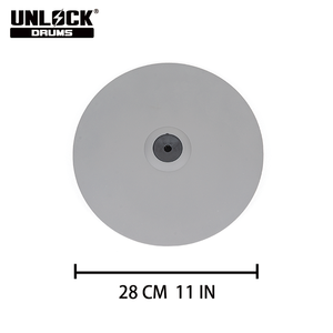 "11" Dual-Zone Grey <span class=keywords><strong>E</strong></span>-Becken-Hi-Hat & Crash 2-in-1 mit Gong-Modus | Silikon oberfläche in Studio qualität | <span class=keywords><strong>Roland</strong></span>/Yamaha - Product Image 2