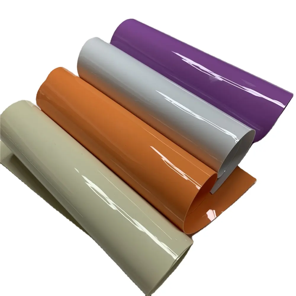 Moda PVC sentetik deri çanta ayakkabı için parlak PVC lazer filmi jöle çanta malzemeleri