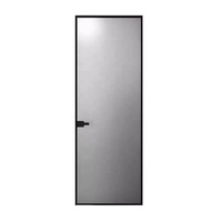 Portes de douche en verre insonorisées neuves 2023, portes de salle de bain en verre trempé givré, porte de salle de bain en aluminium, porte de toilette