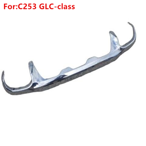 A2538859202 Placa Protectora Inferior del Parachoques Trasero Cromada Apta para Mercedes-Benz X/C253 GLC200 GLC260 GLC300 GLC350 GLC63 - Product Image 1