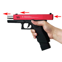 Entrenador de Simulación Láser L17Pro con Retroceso Eléctrico Cargador de 16 Tiros para G17 Perfecto para Práctica de Tiro en Seco