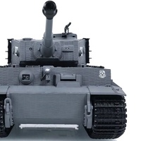 Tanque de Batalla RC Taigen a Escala 1:24, Tanque Tiger I con Control Remoto por Radio, Vehículo con Infrarrojos, Juguetes RC para Niños