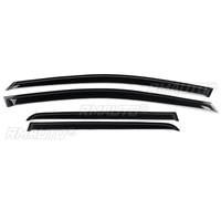 4 Deflectores de Viento para Ventanas de Coche, Visores de Ventana Tintados, Protectores Contra Sol y Lluvia para VW Golf 7ª Gen MK7 MK7.5 2013-2020