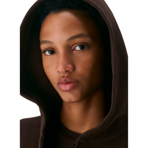 Sweat-shirts pour femmes avec logo personnalisé, veste en molleton de coton, streetwear, manches longues, fermeture éclair, capuche, longueur standard, hauts à capuche, ensemble 2 pièces - Product Image 5