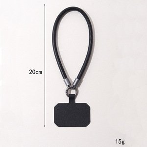 Universal Phone Lanyard Adjustable PU Leather Neck Strap With Phone Patch All <strong>Smartphones</strong> Wrist Strap Rope Phone Case Patch - Product Image 2