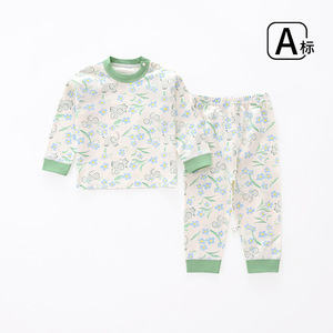 Completo Intimo per Neonati e Bambini, Autunno/Inverno, in Cotone con Motivi Cartoon, Pigiama per Casa - Product Image 4