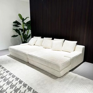 الأكثر مبيعًا أريكة مضغوطة على شكل L تصميم كلاسيكي متعدد الوظائف شقة غرفة معيشة - Product Image 1