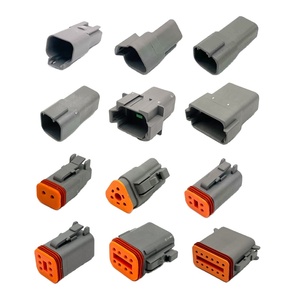 Kits de Conectores Eléctricos Impermeables IP68, Enchufes y Tomas de Corriente DT06-2S 3S 4S 6S 8S 12S/DT04-2P 3P 4P 6P 8P, Conectores Automotrices con Contactos de Cobre y ABS - Product Image 4