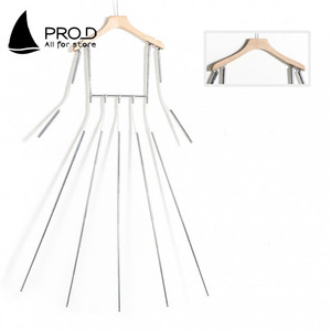 Metallo Multi palo vestiti gonna HangerSkirt orlo rughe posizionamento abbigliamento <span class=keywords><strong>da</strong></span> donna oggetti di scena abiti <span class=keywords><strong>da</strong></span> <span class=keywords><strong>tiro</strong></span> - Product Image 5