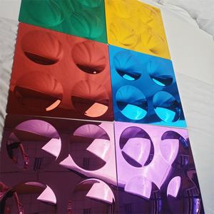 Customize Color CE Certified Acrylic Sensory 4 Bubble <b>Mirror</b> Panel 1.5mm Thick Cutting/Moulding Service Model TP-ACRY1B-33x33cm - Product Image 3
