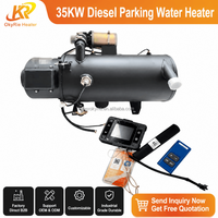 Chauffe-eau de stationnement 12V 24V 35KW pour moteur diesel, avec télécommande 4G GSM via application, pour camions, bus, camping-cars - Vente en gros