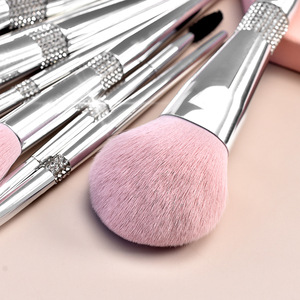 11 <strong>Silver</strong> Bright Queen's Senior <strong>Makeup</strong> Brush Set, Soft hay <strong>Eye</strong> Shadow, <strong>Makeup</strong> Artist's Complete Set of Tools. - Product Image 2