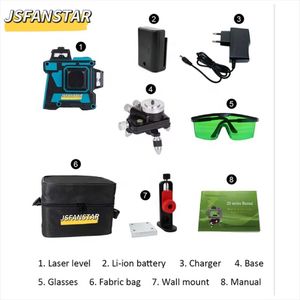 LCD Digital 12 Beams 3d <strong>Green</strong> Multiline Indoor Manual Leveling Line <strong>Lasers</strong> From Factory - Product Image 2