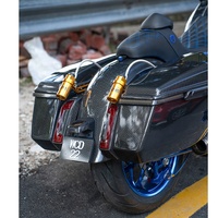 Accessoires X-TOP en fibre de carbone pour moto-Noir Compatible avec 2023 Road Glide CVO et 2024 Road Glide Retrofit/Upgrade