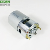 Moteur générateur électrique miniature à courant continu à aimant permanent RS775, couple élevé, 100W, 12V, 20000 tr/min, avec roulement à billes, pour scie circulaire de table