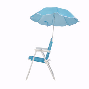 Chaise de plage pliable pour enfants avec dossier en toile de PVC, parasol, <span class=keywords><strong>parapluie</strong></span> pour bébé, chaise de plage - Product Image 4