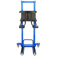 Apilador Eléctrico Portátil Montado en Camión, de Empuje Manual, para Manipulación de Carga, Carga y Descarga, 1.2 Toneladas, con Neumáticos Sólidos