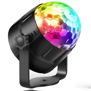 Bola de discoteca activada por control remoto, luz estroboscópica para Navidad, cumpleaños, karaoke y otras fiestas y decoraciones - Product Image 2