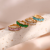 Anneaux en acier inoxydable plaqué or 18 carats de haute qualité, ajustables, avec zircon taille princesse, pour mariage, fiançailles, fête, anniversaire, cadeau