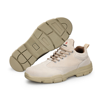 Chaussures de sécurité basses de haute qualité pour l'industrie minière, en faux daim, semelle en acier, anti-écrasement, anti-perforation, chaussures de sécurité