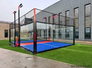 Cancha de Padel Cubierta para Deportes al Aire Libre, Cancha de Padel Fusion Sport, Instalación Deportiva de Vidrio y Metal - Product Image 2