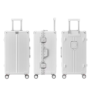 Sacs à <span class=keywords><strong>roulettes</strong></span> en aluminium de luxe <span class=keywords><strong>Valise</strong></span> métallique avec roues pivotantes <span class=keywords><strong>Valise</strong></span> à <span class=keywords><strong>roulettes</strong></span> <span class=keywords><strong>cabine</strong></span> Bagages à main - Product Image 1