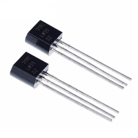 Sirkuit Terpadu LM35DZ TO-92 LM35 Sensor Suhu Presisi Centigrade (IC Asli)