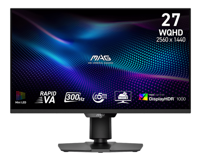 New MS1 274QPF X30MV Gaming Monitor 27inches Rapid VA with Mini-LED 2560x1440 300Hz 0.5ms