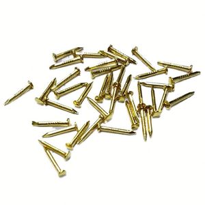 6 clavos decorativos redondos de 80 mm con cabeza de latón antiguo y bronce para sofá - Product Image 1