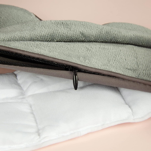 Máscara de ojos ponderada con calefacción Máscara de ojos ponderada de masaje con cuentas de vidrio Máscara de ojos con compresa fría ajustable Máscara de ojos para dormir - Product Image 2