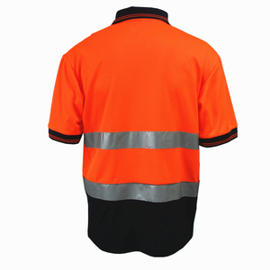 Chemises de travail haute visibilité pour hommes Polos personnalisables avec caractéristiques de sécurité réfléchissantes Uniforme Hivis pour une meilleure visibilité - Product Image 2