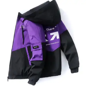 Hot selling new Sleeve bag design jacket for young men hooded fashion jacket for men