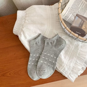 Chaussettes courtes pour femme, légères et fines, pour l'été, chaussettes en coton pour chaussures bateau à talon bas - Product Image 6