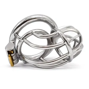 FRRK-46 New corner encounter love series curved halter symmetrical arc ring chastity lock chastity apparatus husband and wife