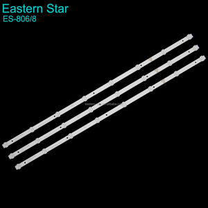 Barra de Luz <span class=keywords><strong>LED</strong></span> para TV ES-806 DLED43KJAH <span class=keywords><strong>3X8</strong></span> 0006, Compatible con <span class=keywords><strong>Panel</strong></span> Polaroid 43'' PTV43174KILED LC430EGY, Tira de Retroiluminación <span class=keywords><strong>LED</strong></span> para TV - Product Image 1