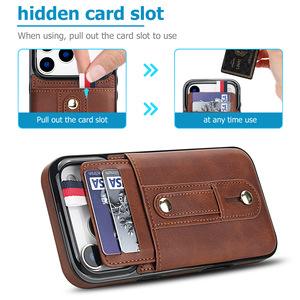 Funda Cartera con Tarjetero y Soporte para <span class=keywords><strong>iPhone</strong></span> 17 Pro Max, Funda de Cuero Sintético de Lujo con Soporte para Teléfono Móvil para <span class=keywords><strong>iPhone</strong></span> 14 15 16 17 Pro Max - Product Image 2