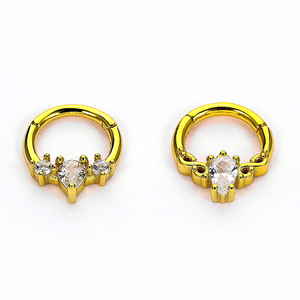 YW S925 <span class=keywords><strong>argento</strong></span> Sterling cartilagine Sexy anello al <span class=keywords><strong>naso</strong></span> forato zircone moda anelli al <span class=keywords><strong>naso</strong></span> orecchini per donna uomo - Product Image 3