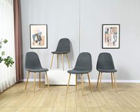 Chaise de salle à manger moderne avec plateau en verre convertible et pieds en acier inoxydable doré, forme personnalisable pour l'ameublement de la maison et l'entrée