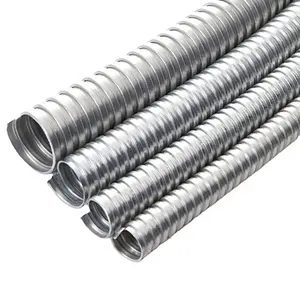 Galvanized steel metal flexible conduit manufacture for power generation