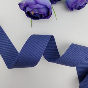 Cinta de Raso de Alta Calidad de 25 mm, Cinta Elástica para Ropa, Accesorios, Correa, Tela de Nailon, Color Negro y Azul, Cinturilla para Ropa Interior - Product Image 5