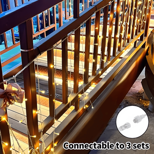 Luci a LED a Forma di Ghiacciolo per <span class=keywords><strong>Soffitto</strong></span>, Luci Scintillanti Natalizie a Filo per Feste, Centri Commerciali, Cortili, Decorazioni Interne ed Esterne - Product Image 5