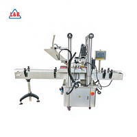 Machine de bouchage automatique de bouteilles, bouchonneuse à vis sanitaire haute vitesse pour bouteilles en plastique et en verre avec vidéo