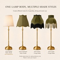 Lampe de table simple sans fil rechargeable DC E14 avec abat-jour remplaçable, 3 températures de couleur, intensité variable, commande tactile pour hôtel et restaurant