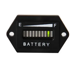 LED Battery Indicator 12V 24V 36V 48V 72V for Acid Lead Storage Battery Wireless Electricity Meter