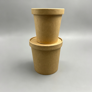 <b>Grease</b>‑Resistant <b>Paper</b> Bowl Double‑Side PE Coated Virgin Wood Pulp Custom Weight Size Printing for Disposable Food Container - Product Image 5